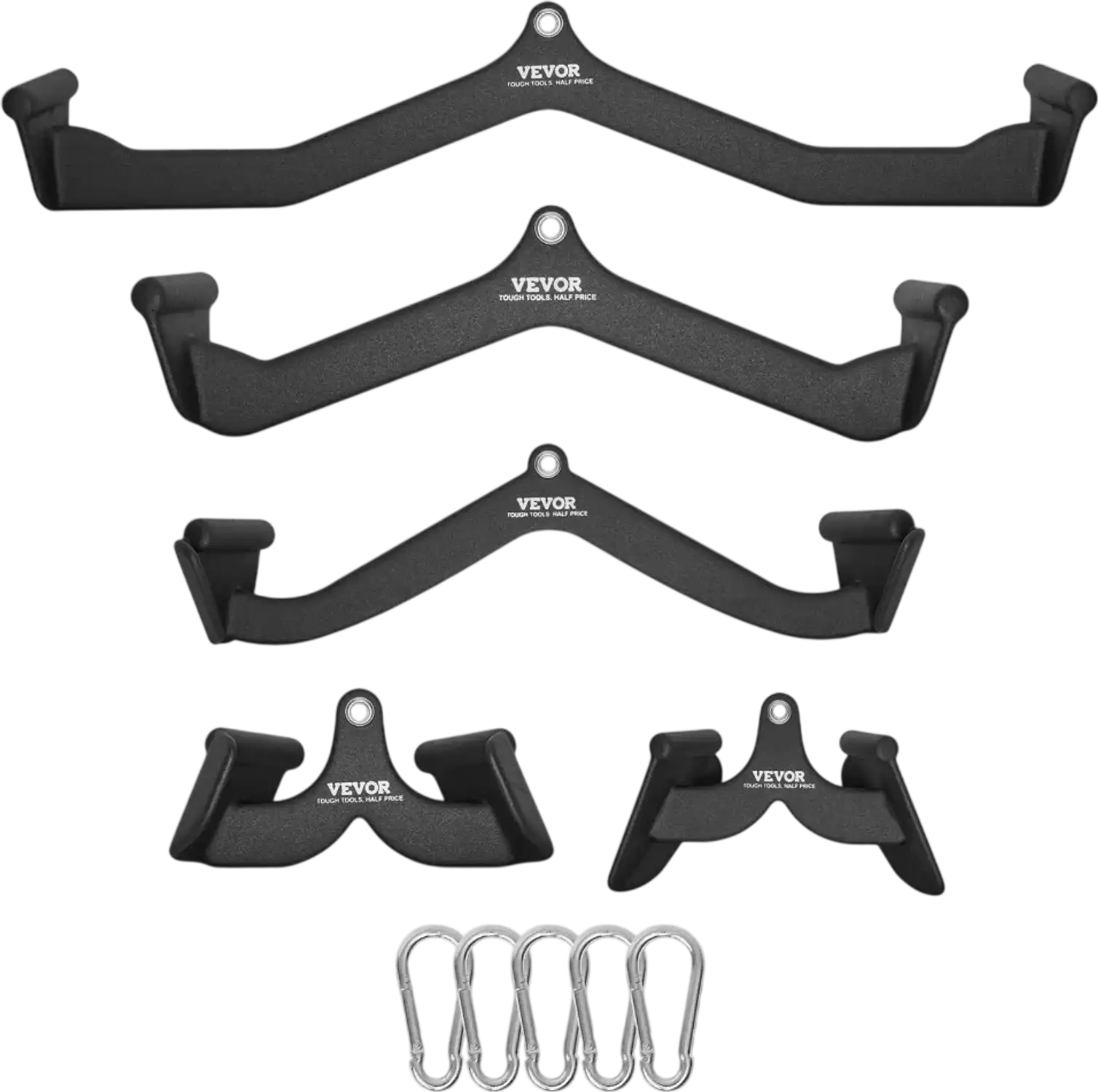 Vevor Lat Pulldown Attachment Set Home Gym Cable Machine Handles New
