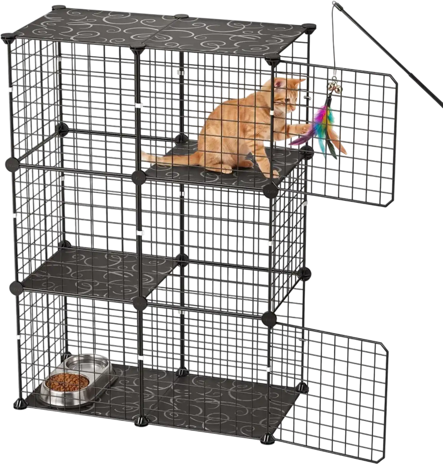 Vevor Cat Cage 3-Tier Indoor Enclosure 28