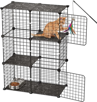 Vevor Cat Cage 3-Tier Indoor Enclosure 28