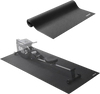 VEVOR Treadmill Mat for Carpet Floor, 1/4" Thick, 30" x 72" Exercise Equipment Mat for Treadmills, Stationary & Recumbent Bikes, High Density PVC Floor Protector, Waterproof and Non-slip for Home Gym