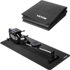 VEVOR Foldable Walking Pad Treadmill Mat, 1/4" Thick, 24" x 68" Exercise Equipment Mat for Elliptical on Carpet Hardwood Floor, High Density PVC Floor Protector, Waterproof and Non-slip for Home Gym