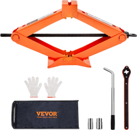 VEVOR Scissor Jack, 2.5 Ton/5512 lbs Scissor Car Jack, 3.7