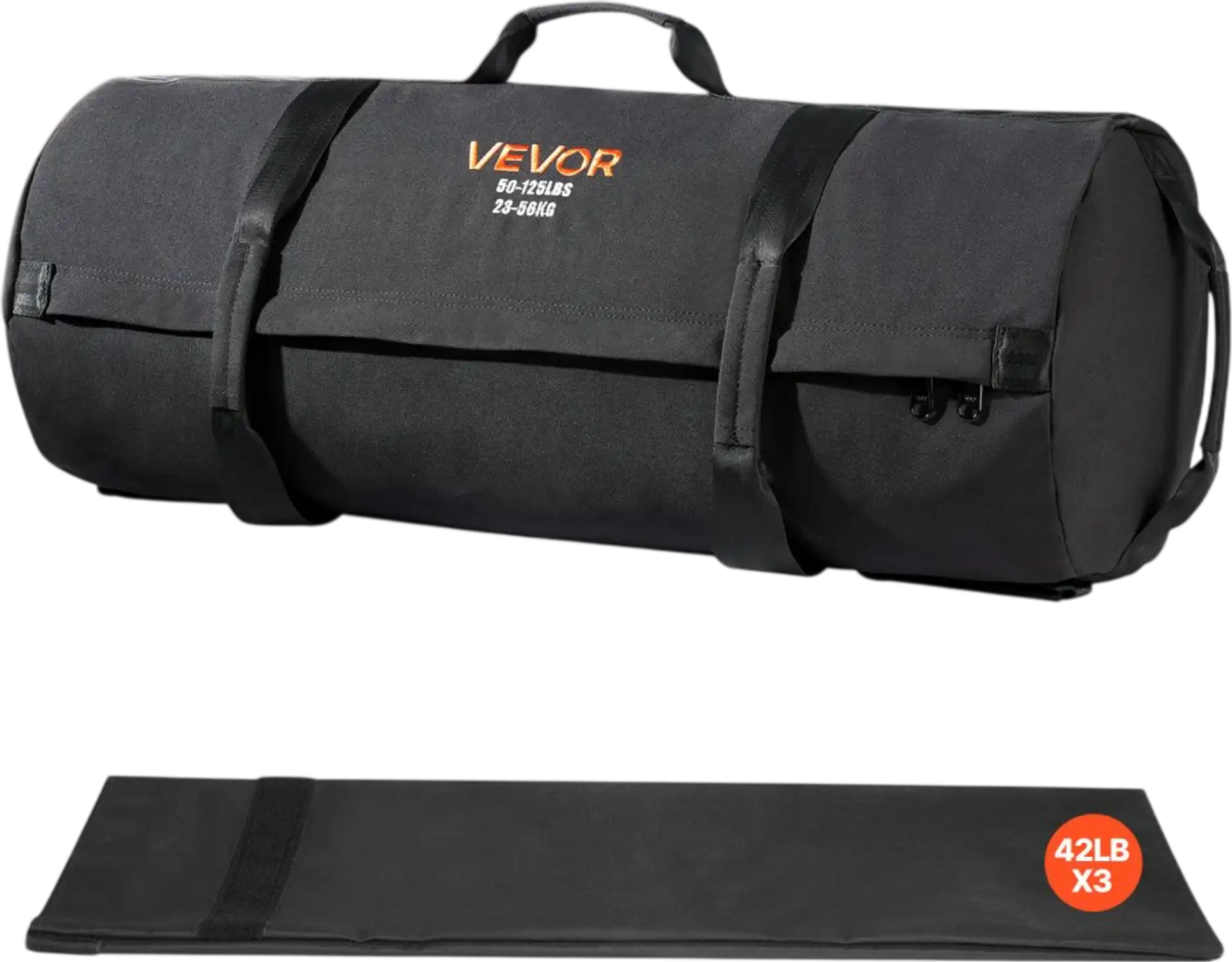 Vevor Workout Sandbag Adjustable Fitness Weight Training Bag 50-125 lbs New