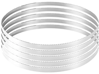 VEVOR Bandsaw Blade, 150 Inch Length, 4 TPI Band Saw Blade with 18 HRC Hardened Sharp Teeth, SK5 High-Strength Carbon Steel, 0.75 Inch Width, Replacement for Major Woodworking Band Saw Brands, 1 Pack
