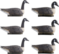 VEVOR Canada Goose Decoys, Outdoors Goose Decoy for Waterfowl Hunting, Durable Plastic Floaters with Ultra Realistic Paint, for Pool, Pond, Lake, Garden Yard Decoration, Easy to Carry and Use, 6-Pack