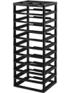 VEVOR Plastic Storage Organizer, 10-Tier Large Capacity with Organizer Top, Black Frame Only, PP Material Multifunctional Scrapbook Storage, for Office Essentials Tools Arts and Crafts Supplies