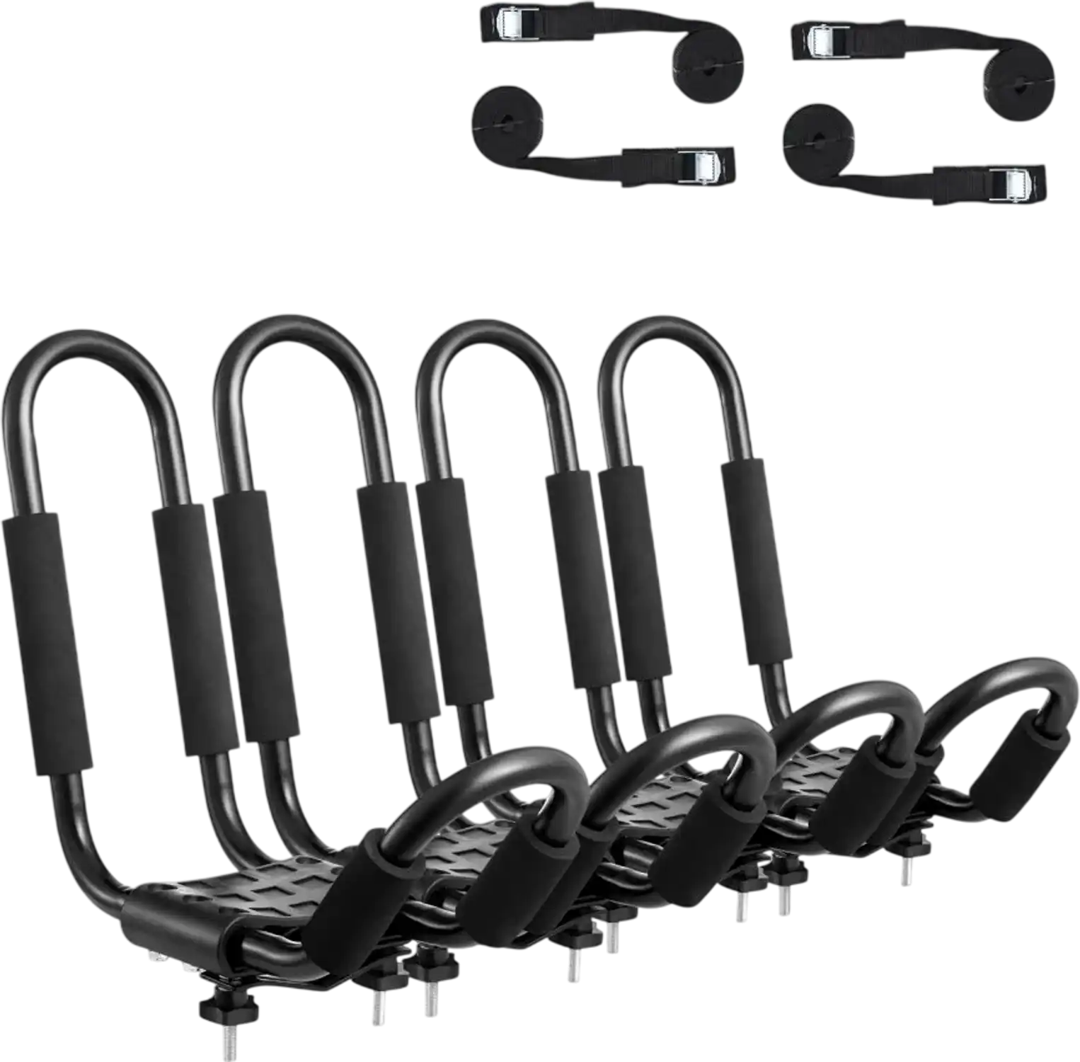 Vevor Kayak Roof Rack J-Bar Soft Top Mount Carrier New