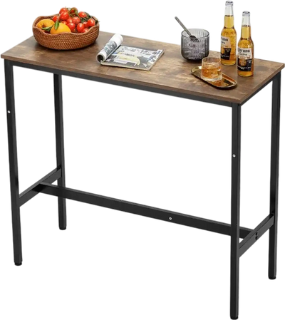 Vevor Bar Table Narrow Long High Top Pub Table 39