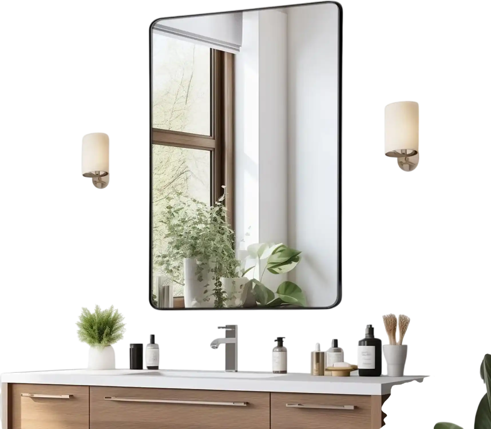 Vevor Mirror Wall Mounted Makeup Mirror 30