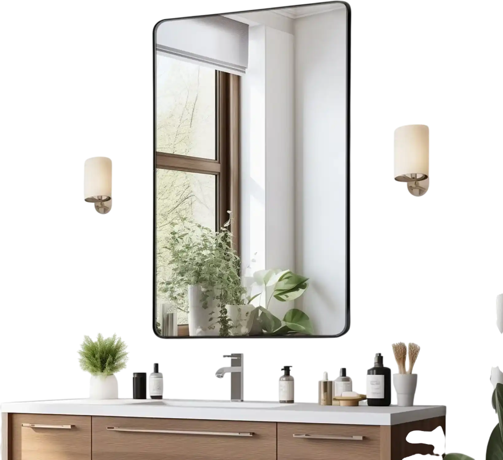 Vevor Wall Mounted Makeup Mirror 30