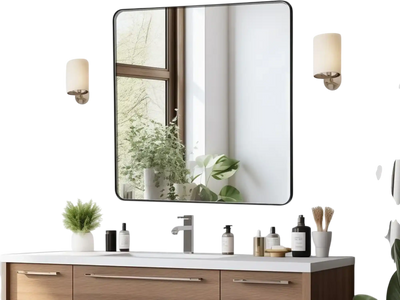 Vevor Mirror Square Wall Mounted 36