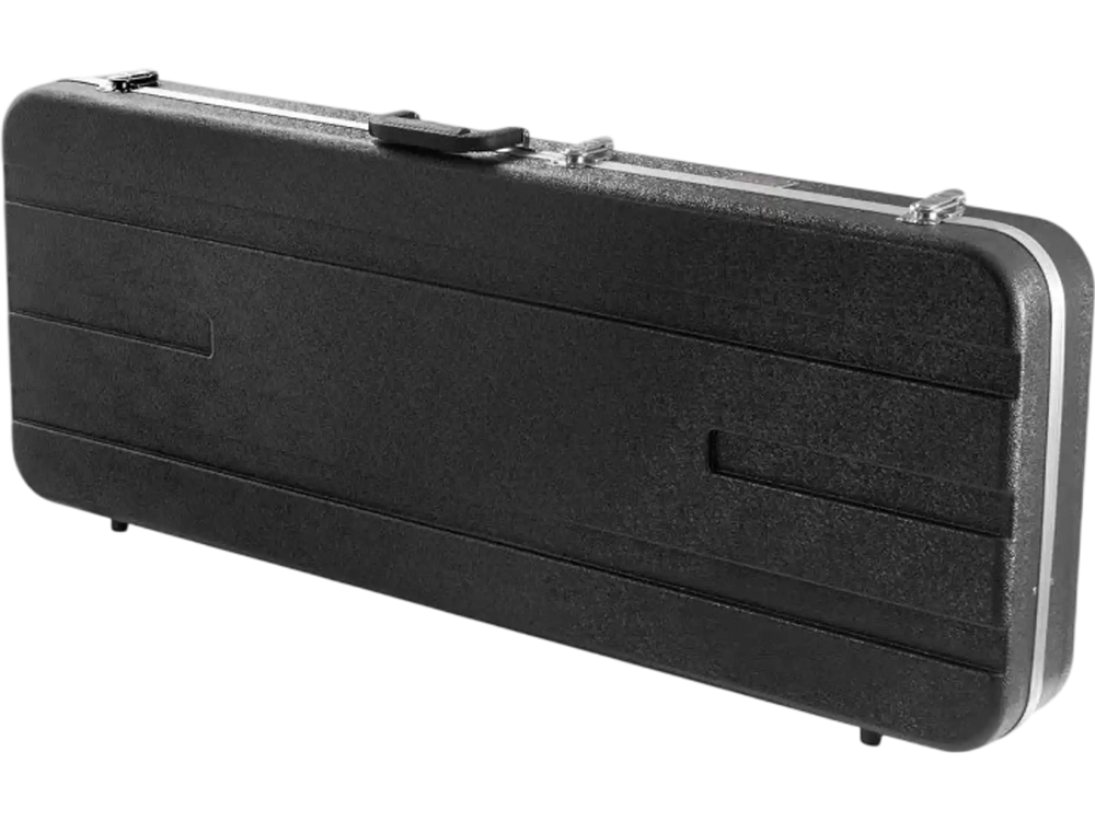 VEVOR Electric Guitar Hard Case, 41.34 in Rectangular Guitar Hard Case, With Lock Latch Key Handle, ABS Padding Soft Lining Water-Resistant Hard Shell Guitar Case, for 39 in Electric Guitar, Black