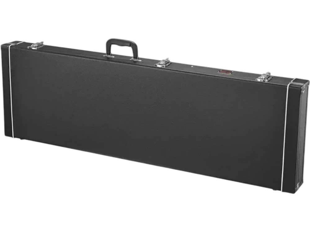 VEVOR Bass Guitar Hard Case, 48.03 in Rectangular Guitar Hard Case, With Lock Latch Keys Handle, PVC Padding Soft Lining Water-Resistant Hard Shell Guitar Cases, for 39-46.5 in Bass Guitars, Black