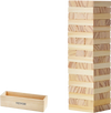 VEVOR Tumbling Timber Toy, 54 Blocks Tumble Tower Blocks Game, Pine Wood Tumbling Tower Game with Storage Crate, Wooden Stacking Game for 1 or More Players, Tumble Tower Family Game for Indoor/Outdoor