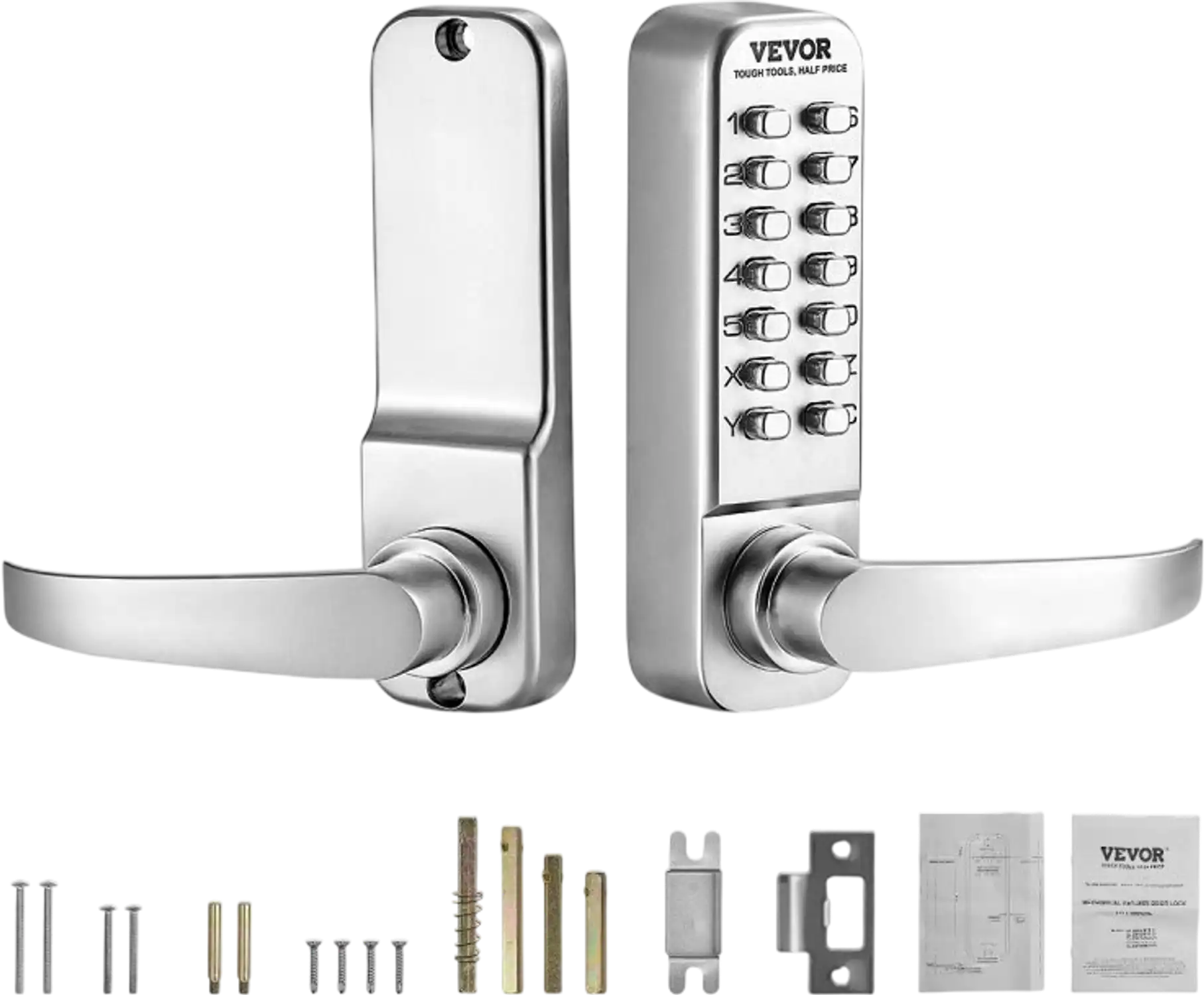 Vevor Mechanical Keypad Door Lock Keyless Entry Handle New