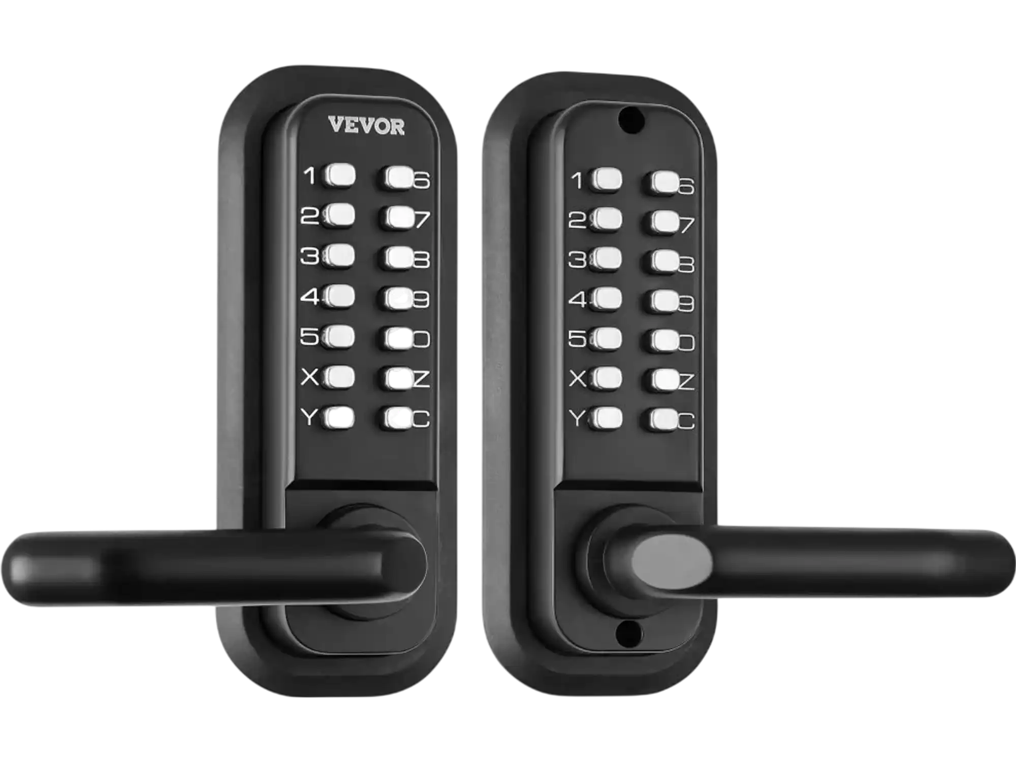 Vevor Door Lock Mechanical Keyless Entry with Double-Sided Keypad Handle New