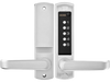 VEVOR Mechanical Keyless Entry Door Lock, 2.0 Code Upgrade, 5 Digits Code, Single-Sided Push Button Combination Keypad Door Lock with Handle, Auto Locking, for Garden Gates, Indoor or Outdoor, Silver