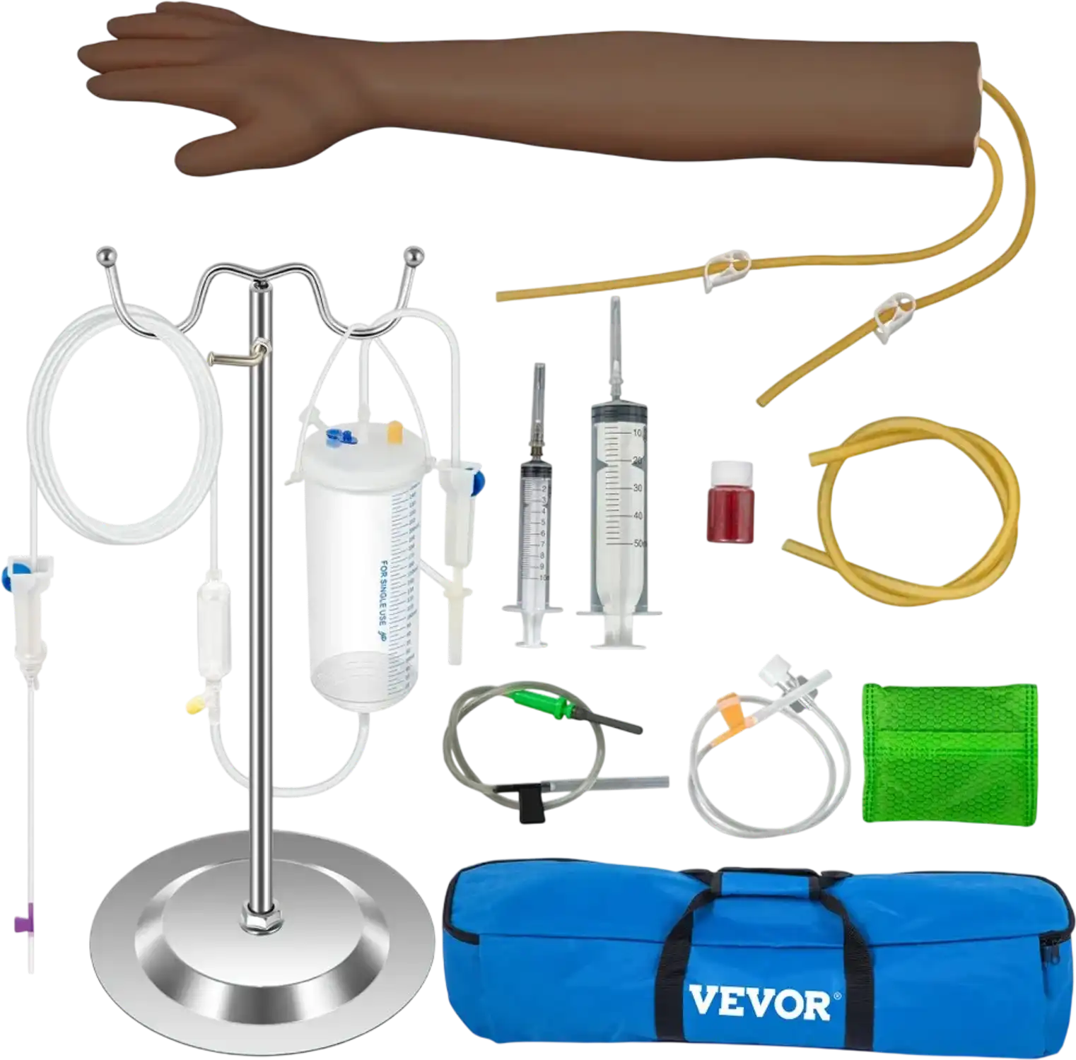 Vevor IV Practice Kit Phlebotomy Training Arm with Infusion Stand New