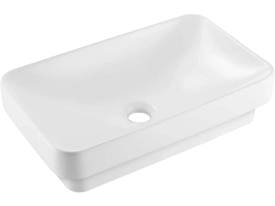 Vevor Bathroom Sink Semi-Recessed White Ceramic 19.3