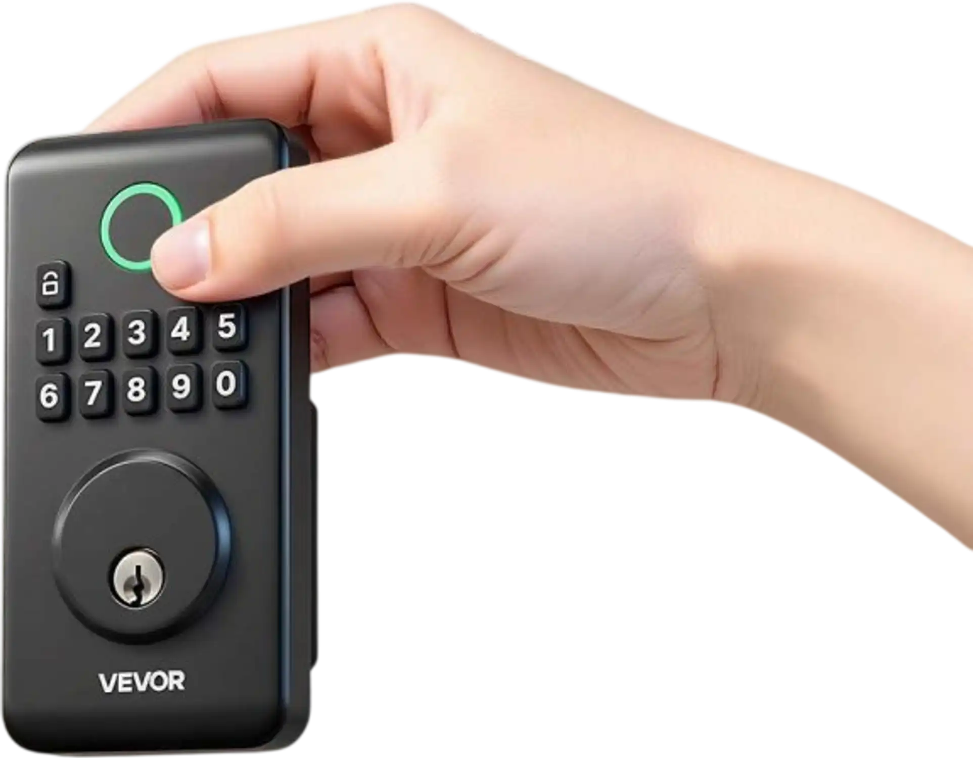 Vevor Electronic Deadbolt Keyless Entry Door Lock Matte Black New