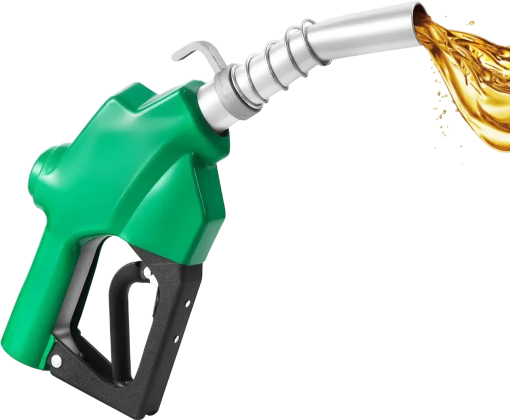 VEVOR 1 Inch NPT Automatic Fuel Nozzle, Max Flow Rate 21.6 GPM, Auto Shut Off Diesel Gas Pump Nozzle with 3-Speed Trigger Lock & 1-3/16 in (OD=30.1 mm) Spout for Gasoline, Diesel, Kerosene, Green