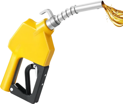 VEVOR 3/4-Inch NPT Automatic Fuel Nozzle, Max Flow Rate 11.8 GPM, Auto Shut Off Diesel Gas Pump Nozzle with 3-Speed Trigger Lock & 0.78 in (OD=20 mm) Spout for Gasoline, Diesel, Kerosene, Yellow