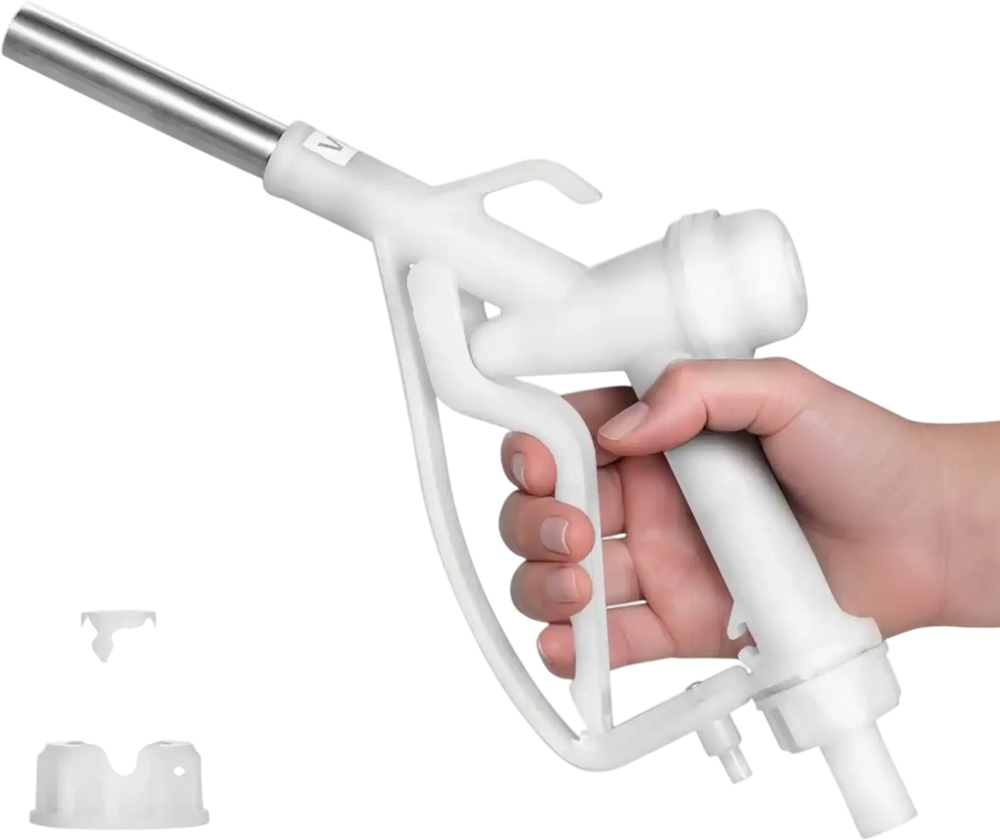 VEVOR 3/4-Inch Barb Diesel Exhaust Fluid Nozzle, Max Flow Rate 14.5 GPM, Plastic Dispenser Nozzle with 3/4-Inch (OD=19 mm) Spout, Lightweight & Portable, Used for Urea, Industrial Fluids, White