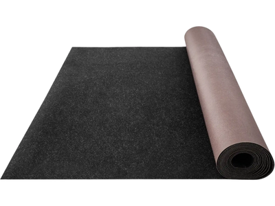 VEVOR Boat Carpet, 6 ft x 29.5 ft Marine Carpet for Boats, Waterproof Black Indoor Outdoor Carpet with Marine Backing Anti-Slide Marine Grade Boat Carpet Cuttable Easy to Clean Patio Rugs Deck Rug
