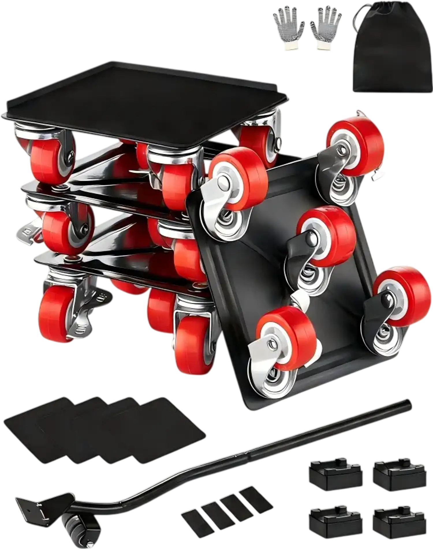 Vevor Furniture Dolly Heavy Duty 1200 lbs Movers with 5 Swivel Wheels New