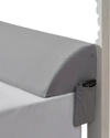 VEVOR Bed Wedge Pillow for Headboard, King Size, 72"x10"x6" Bed Gap Filler, Fill 0-7" Gap Between Headboard and Mattress, 25D Foam Mattress Wedge Headboard Pillow with Side Pocket, for Backrest, Gray