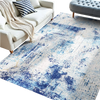 VEVOR Area Rug, 5 x 7 ft Large Washable Rug, Non-Slip and Tear-Resistant Soft Carpet, Pet & Child Friendly Modern Area Rugs, Indoor Mat for Bedroom, Office, Living Room, Kids Room, Entryway, Blue