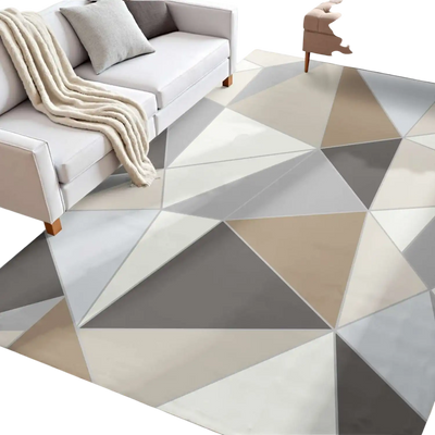 VEVOR Area Rug, 5 x 7 ft Large Washable Rug, Non-Slip and Tear-Resistant Soft Carpet, Pet & Child Friendly Modern Area Rugs, Indoor Mat for Bedroom, Living Room, Kids Room, Entryway, Charcoal Gray