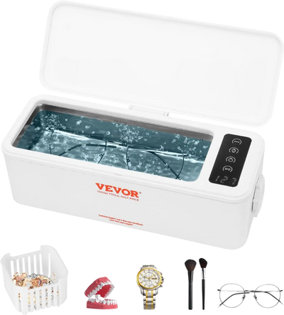 Vevor Ultrasonic Cleaner Portable 16 oz Jewelry Cleaner Machine New