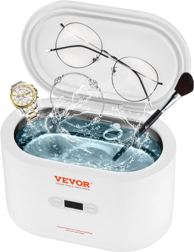 Vevor Ultrasonic Cleaner Portable 22 oz Jewelry Cleaner Machine New