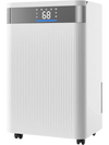 VEVOR 35 Pints Dehumidifier for Home & Basement, Drain Hose for Commercial & Industrial Use, Smart Humidity Control, Low Noise for Large Rooms, Warehouses, Bedrooms & Storage, Large Coverage,White