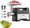 VEVOR Electric Meat Grinder, 3.3-4.4 Lbs/Min 1200W Max, #5 Home Meat Mincer with 2 Grinding Plates, Sausage Stuffing Tube & Kubbe Kit, 300W Stainless Steel Sausage Maker for Home Kitchens