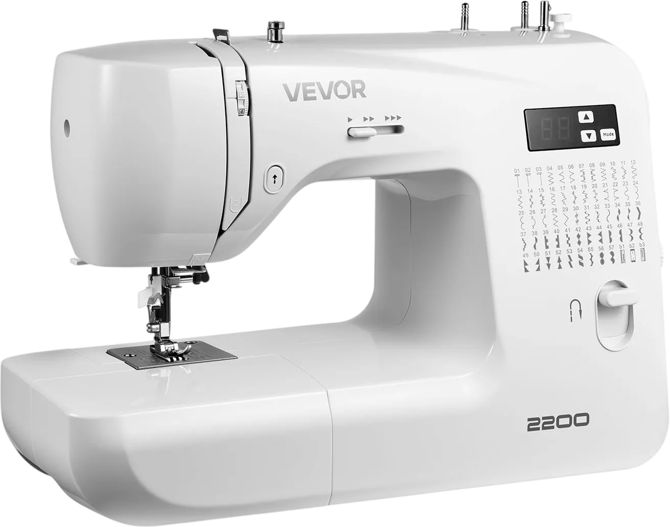 Vevor Computerized Sewing Machine 60 Stitch Types with LED Screen Foot Pedal New