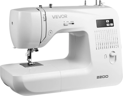 Vevor Computerized Sewing Machine 60 Stitch Types with LED Screen Foot Pedal New