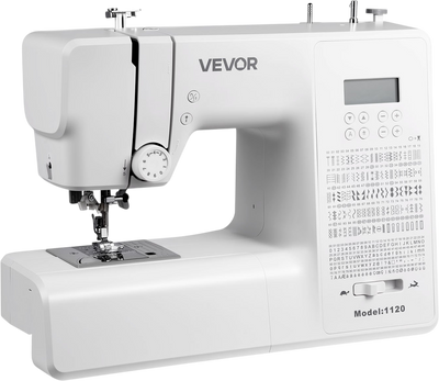 Vevor Computerized Sewing Machine 200 Stitch Types with LCD Screen Foot Pedal New