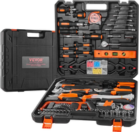 VEVOR Tool Kit, 216 Piece General Household Hand Tool Set, Home Repairing Tool Kit with Portable Tool Storage Case, High-Quality Steel, for Home Maintenance, DIY Projects, and Automotive Repair