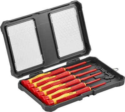 Vevor Insulated Precision Screwdriver Set 6-Piece 1000V Electrician Tool Kit with Magnetic Phillips Slotted Tips New