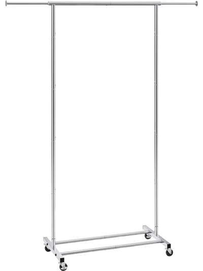 Vevor Garment Rack Clothes Rack with Wheels Adjustable 30.7