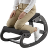 VEVOR Ergonomic Kneeling Chair, Wooden Posture Knee Chair with Adjustable Thick Foam Cushions & Solid Wood Frame, Adjustable Height, Relief for Neck or Back Pain for Home, Office or Meditation, Black