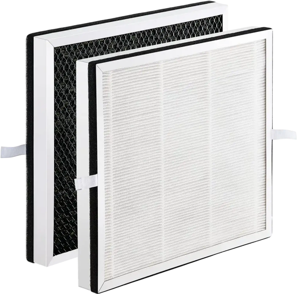 VEVOR Air Purifier Replacement Filter, H13, 3-in-1 Compact & Lightweight Replacement Filter with Sturdy PET Pre-Filter, Easy-to-Grab Purifier Filter with Activated Carbon, Fit for Square Purifier