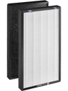 VEVOR Air Purifier Replacement Filter, H13, 2-in-1 Compact & Lightweight Replacement Filter with Non-Woven Fabric, Easy-to-Install Purifier Filter with Activated Carbon, Fit for Square Purifier