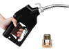 VEVOR Automatic Fuel Nozzle, 3/4" NPT Inlet Thread & 13/16" Spout, 11 GPM Max Flow Rate, Auto Shut Off, Aluminum & PVC Gas Pump Handle with 360° Swivel for Gasoline Diesel Kerosene Biodiesel Refilling