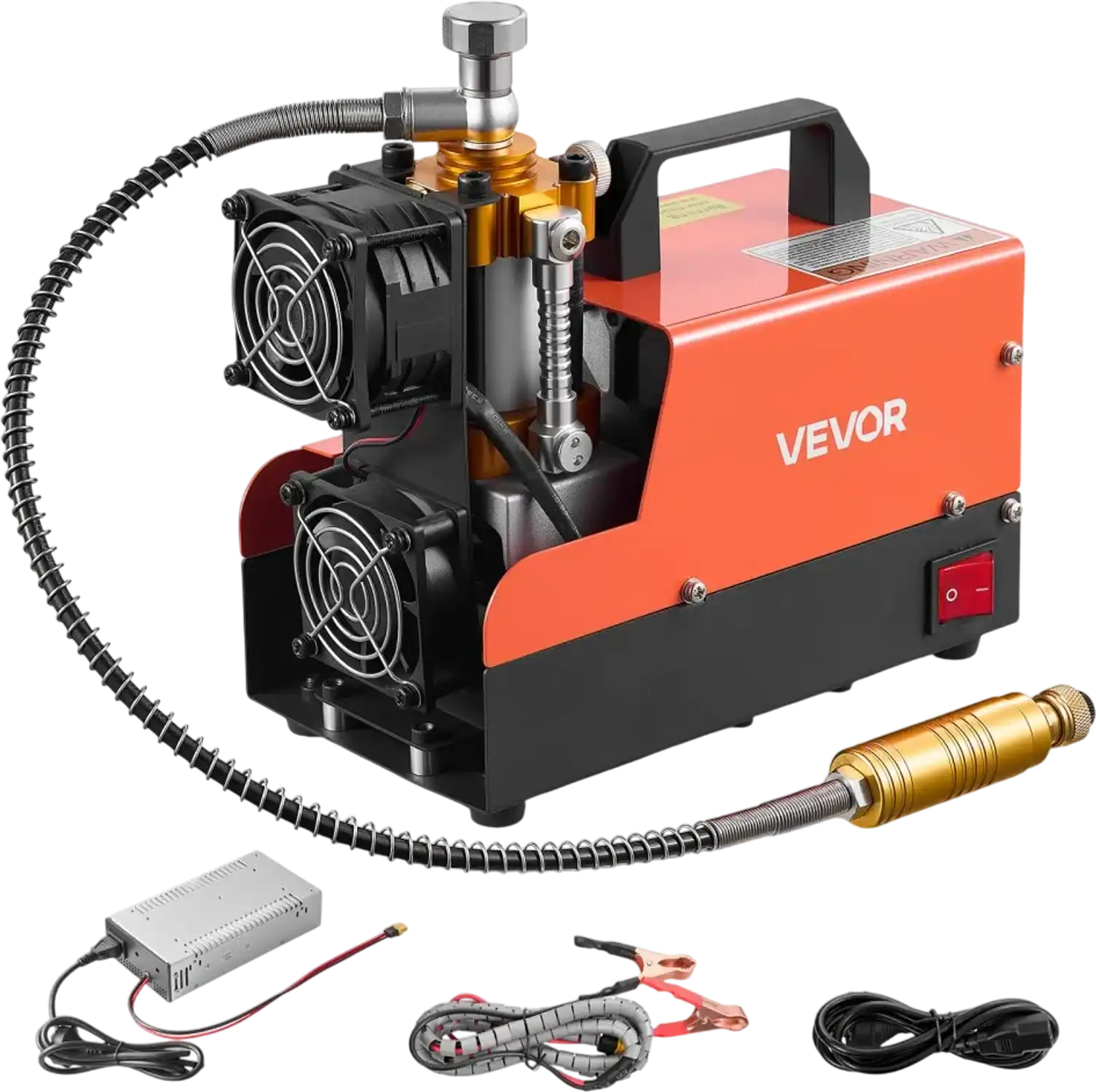 Vevor PCP Air Compressor 4500 PSI Portable Airgun & Paintball Tank Compressor New