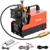 VEVOR PCP Air Compressor 4500PSI PCP Airgun Compressor & External Converter, Manual Stop 250W DC12V/AC120V Portable Paintball Tank Compressors for Air Rifle, Scuba Diving Bottle