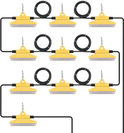 Vevor Construction String Lights 100' 150W 15000LM Waterproof Connectable Work Light New
