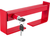VEVOR Cargo Container Lock 9.84\"-17.32\" Locking Distance,Semi Truck Door Locks with 2 Keys, Shipping Container Accessories Red Powder-Coated with Spring Lock (Small Size)